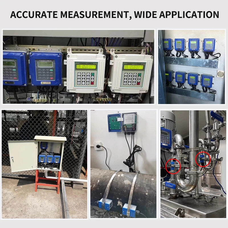 بالموجات فوق الصوتية ذكي الاستشعار الغاز كتلة تدفق متر الخارجية المشبك بالموجات فوق الصوتية تدفق الوقود متر الديزل المكره مقياس الجريان بالموجات فوق الصوتية #6