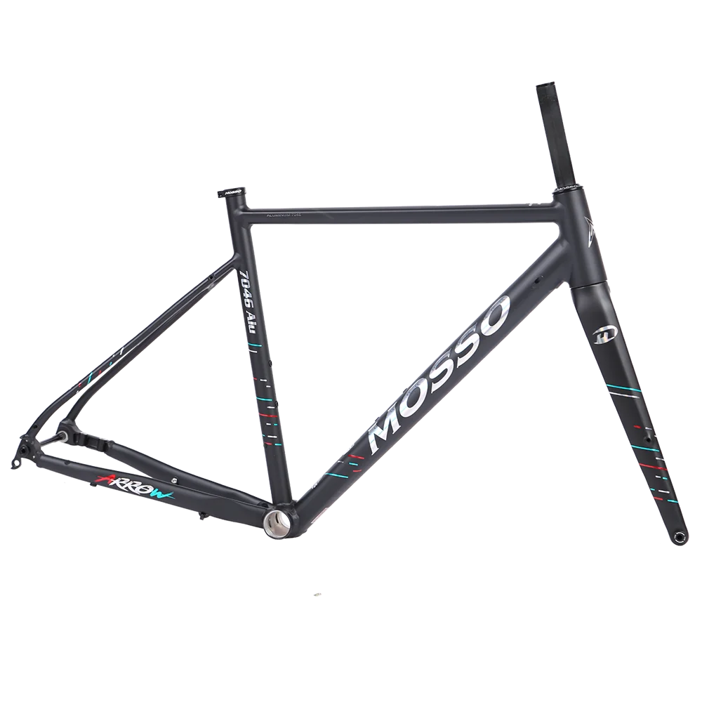 700C MOSSO 790TCS Aluminum Alloy Road Bike Frame With Carbon Front Fork Ultra-light Disc Brake Frameset Bicycle Accessories