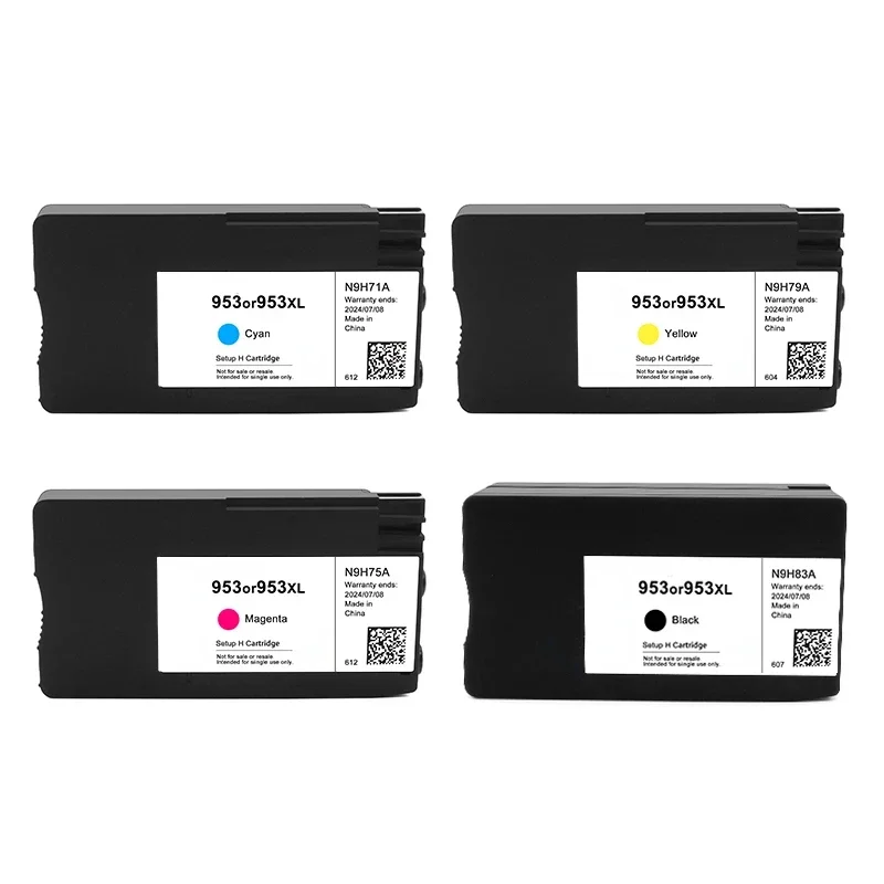 Para HP 953 XL cartucho de tinta negro 953XL para HP 7720 7730 7740 8210 8218 8710 8715 8718 8720 8725 8728 8730 8740 tinta de impresora 953