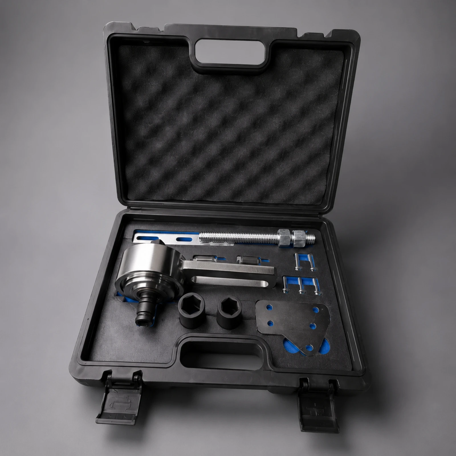 12 Pieces Tool Kit with Storage Case Strong Automotive Engine Crankshaft Pulley Tool Kit Heavy-Duty Portable