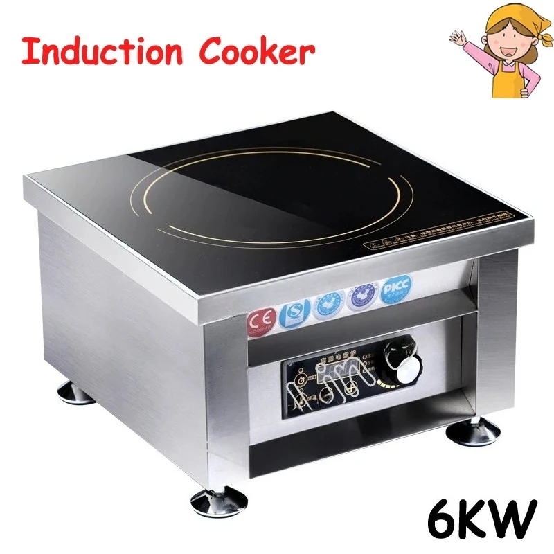 Commercial Induction Cooker High Power Oven Large Heating Area Intelligent Time And Temperature Setting Electric Stove