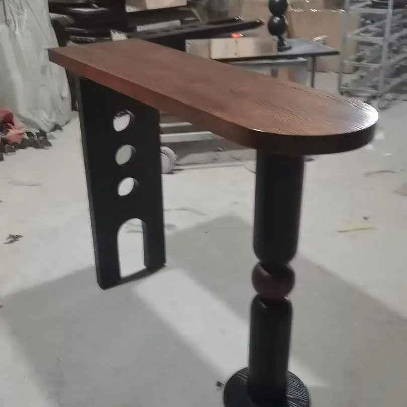 Bar table Commercial milk tea shop Table and chair combination Talltable Wine bar counter Wall narrow striptable Balcony Leisu