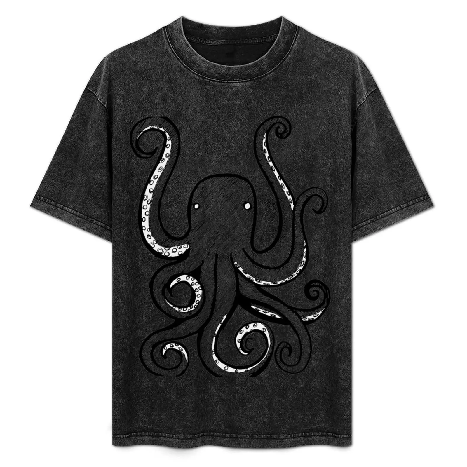 

Octopus T-Shirt No Iron Casual Short Sleeve Top