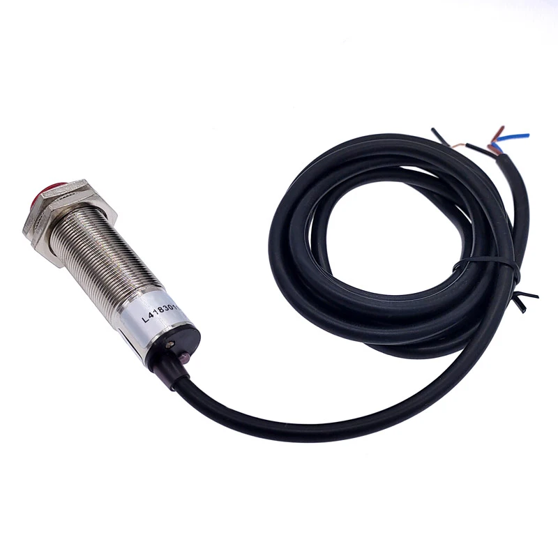 Photoelectric Switch L4183011-JG/NPN L4183013-JG/PNP NO Detection Range Adjustable 5-30cm Obstacle Avoidance Infrared Laser Beam