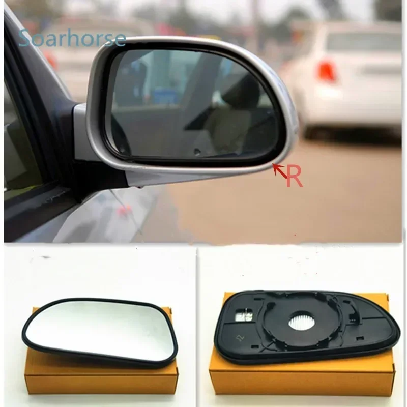 Dla Chevrolet Lacetti Nubira J200 Optra 2005-2008 boczne lusterko wsteczne samochodu szklany obiektyw z funkcją podgrzewania