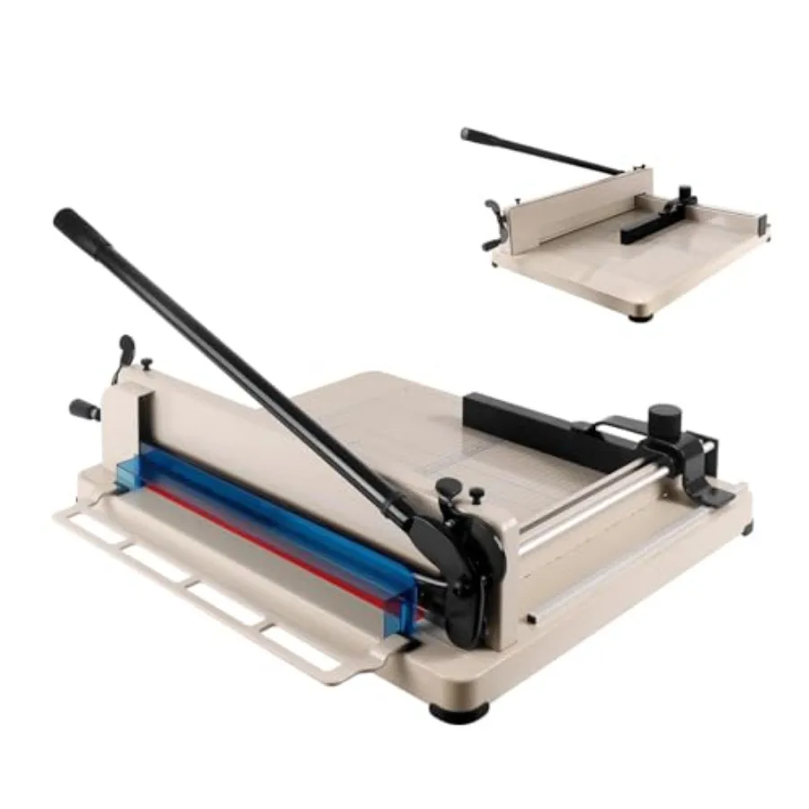 

Многофункциональный резак для бумаги формата А3, на 400 листов, высокоточный ручной гильотинный резак с регулируемым направляющим упором, усиленный резак для бумаги