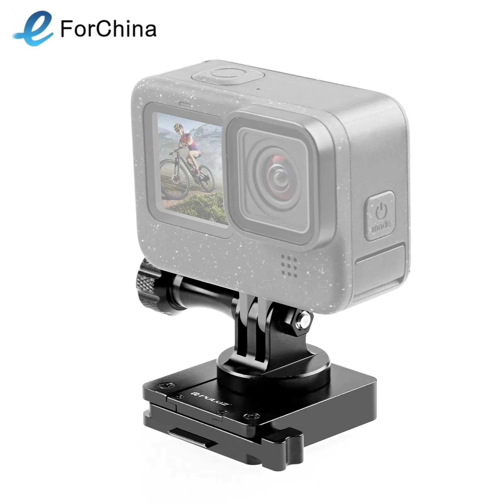 PULUZ Aluminum Quick Release Bracket NVG Helmet Mount for GoPro and Other Action Cameras