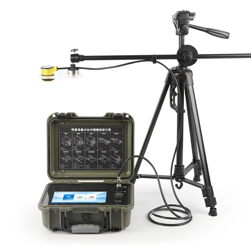 Custom Continuous Rectangular Wide-Crested Weir Flow Meter Open Channel Testing Equipment with Custom Measurements