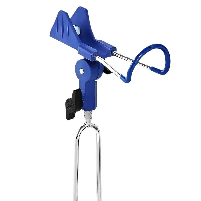 Faltbarer Angelrutenhalter 360 ° Verstellbarer Ständer mit Erdspieß 1 Set für professionelle Angler, Angelgeschenke – Detail 7