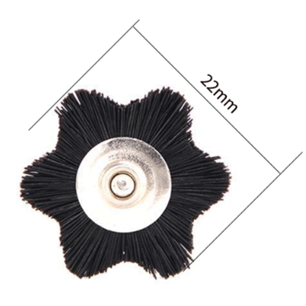 Spazzola per lucidatura artigianale Spazzola per lucidatura a sei stelle per la lavorazione del legno Setole resistenti e resistenti Setole di alta qualità