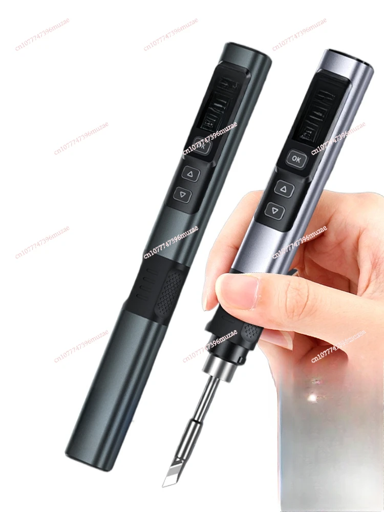 Electric Soldering Iron, High-power 100W Portable Constant Temperature Welding Pen, Household Small Soldering