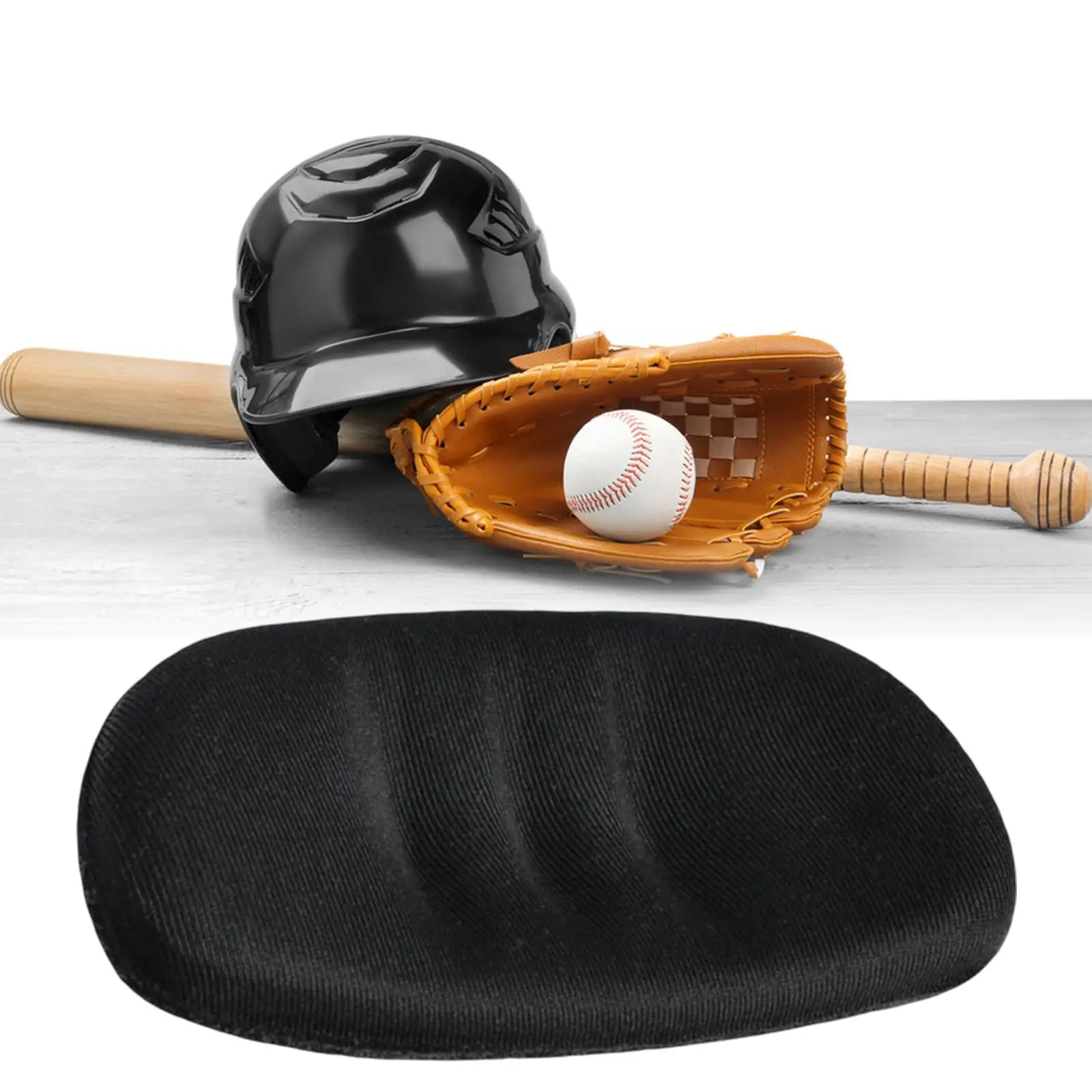 

Softball Fielder Facemask Chin Cup Lightweight Breathable Soft Protection Guard for Softball Mask Baseball Helmet Chin Padding