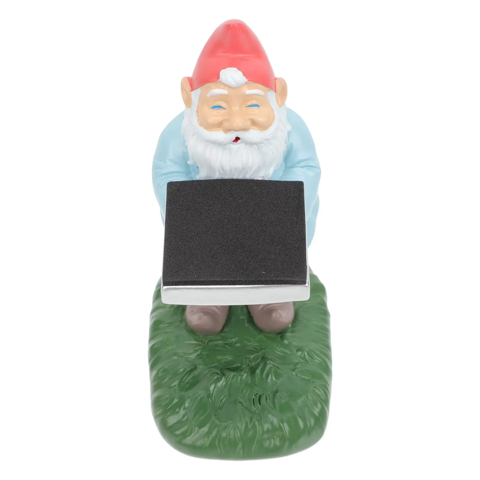 

Resin Gnome Watch Display Rack Rings Earrings Desktop Decor Figurine Jewelry Storage Craft Mini Model Home nament