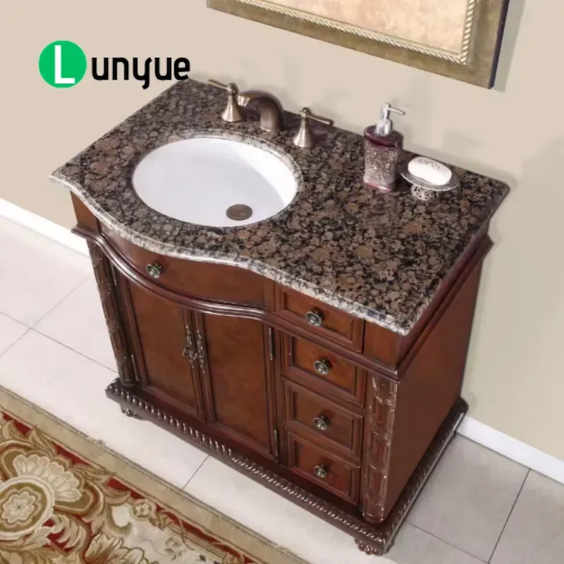 Modern Luxury Bathroom Cabinet Floor Standing Vanity with Sink MDF Apron White Basin 36 56 90cm Easy Clean Durable for Home