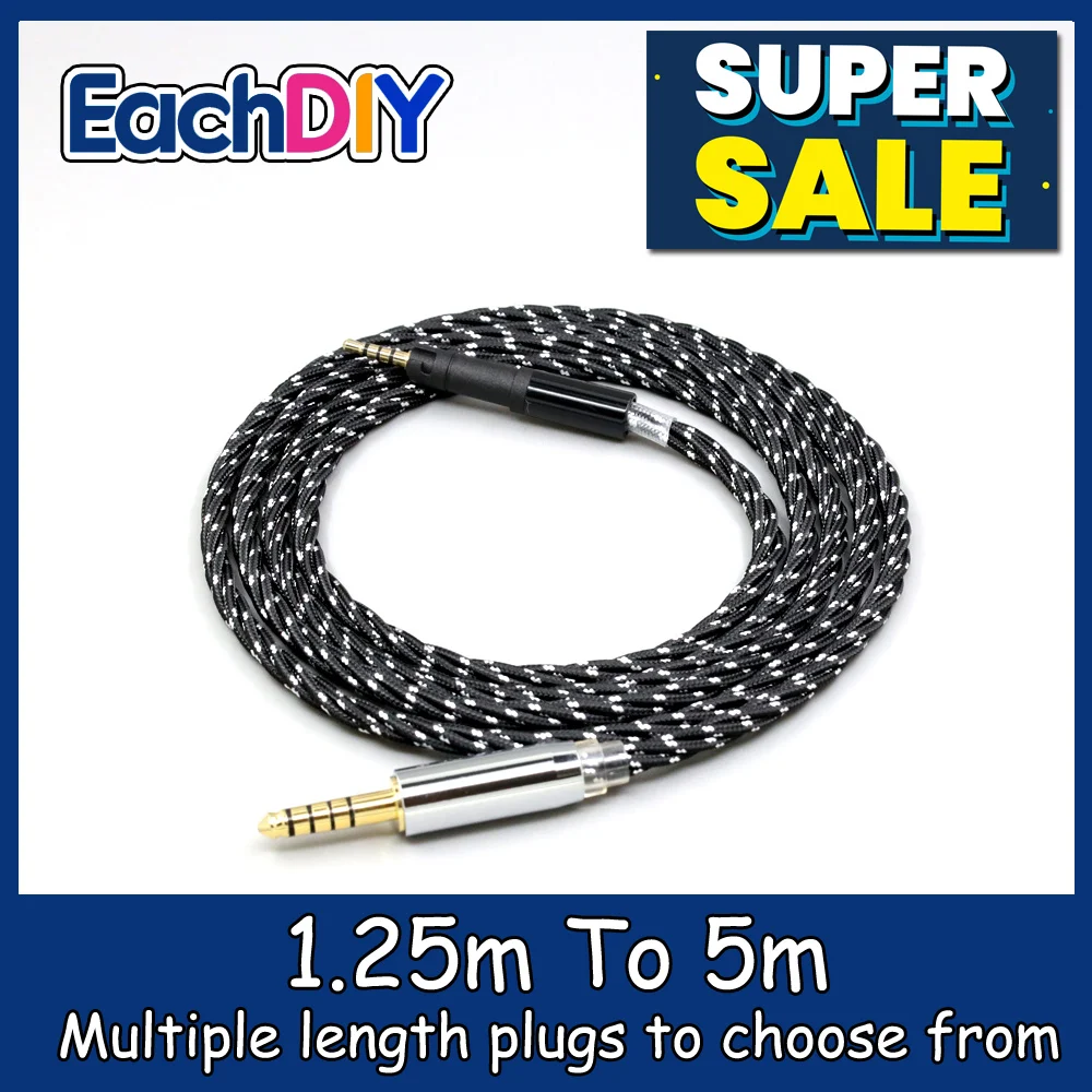 

OCC Mixed OFC Twisting Nylon Earphone Cable For Sennheiser HD599 HD569 HD 560S HD559 hd560s LN008732
