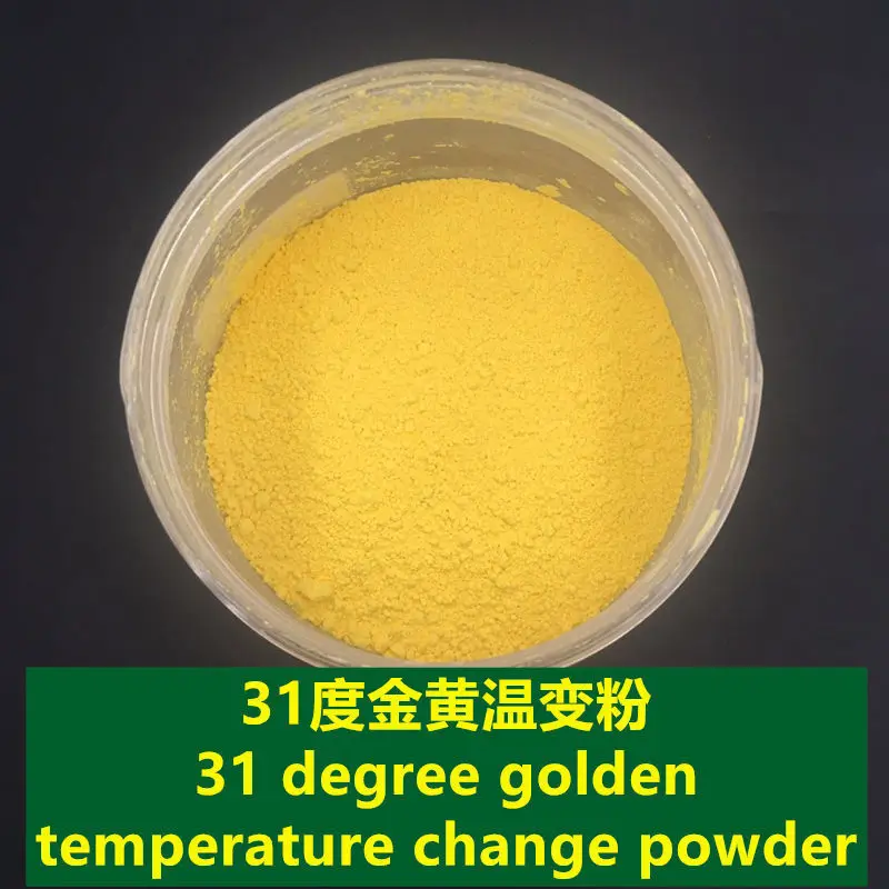 10g Thermochromic Temperature Activated Pigment Powder Heat Sensitive Color Changing Powder for Paint Resin Epoxy Art Craft