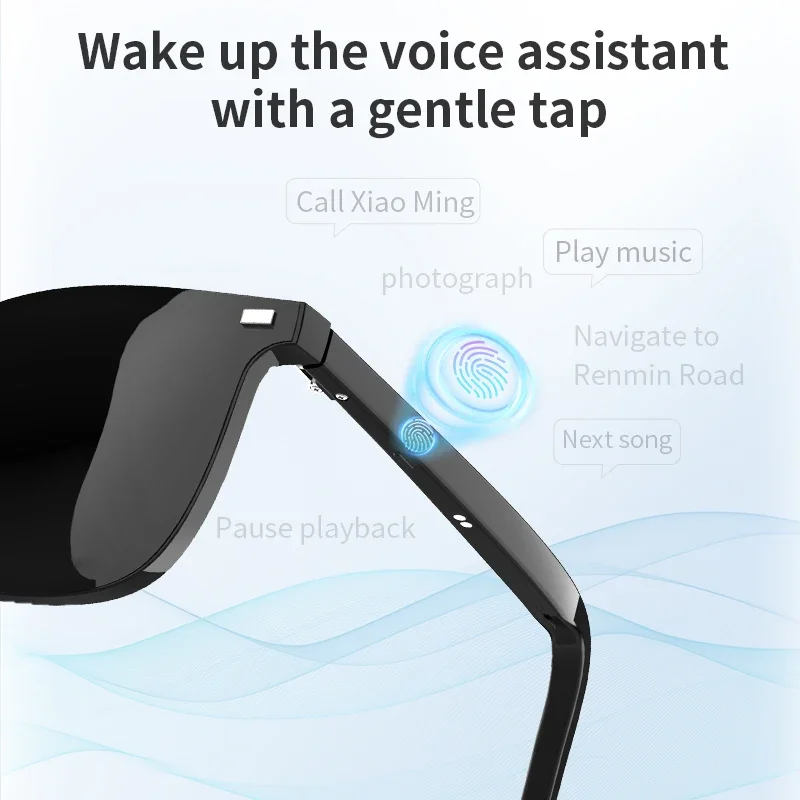 G05 Inteligentne okulary Bluetooth Połączenia głosowe Odtwarzanie muzyki Kamera zdalnego sterowania Bezprzewodowy zestaw słuchawkowy Bluetooth Wodoodporny dla mężczyzn i kobiet