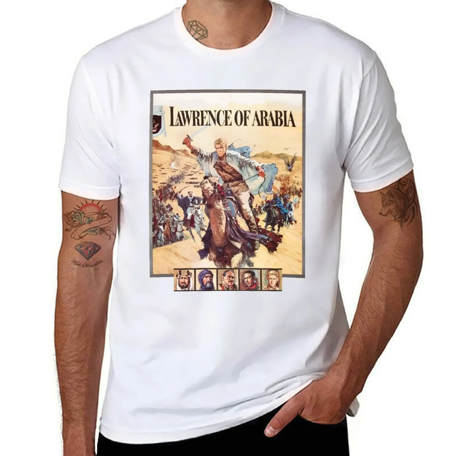 

Lawrence of Arabia T-Shirt black cotton t-shirt plain for man package t shirts for man graphic tees T-Shirt