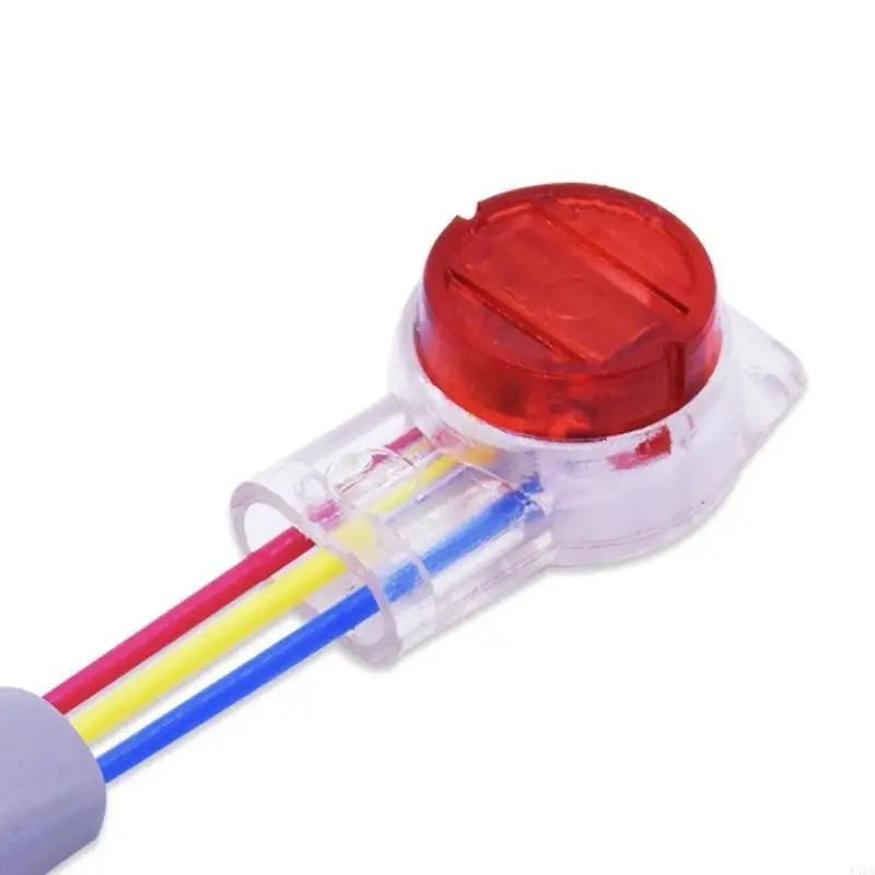 100PCS Waterproof Telephone Line Connector, Data Phone Wire Butt Ports UY2 Crimp Terminal Connectors Assortment