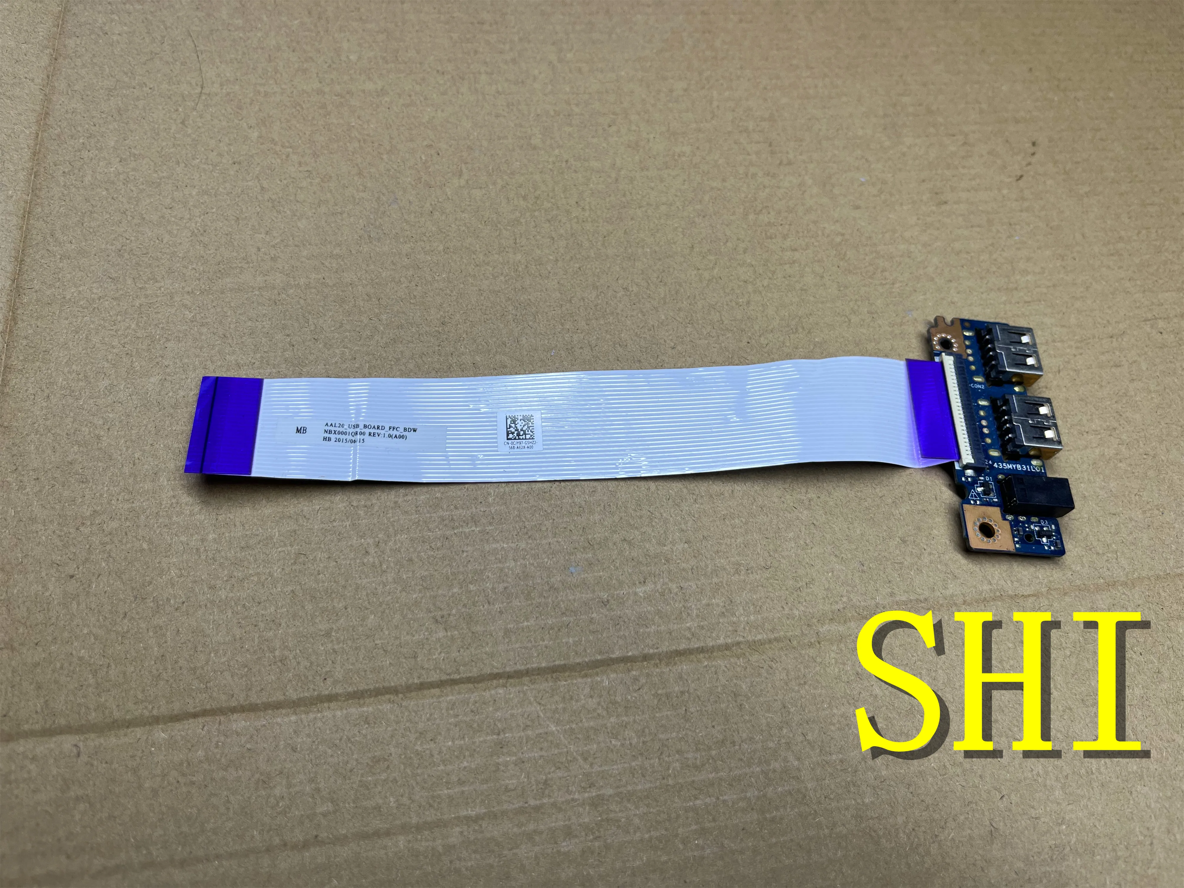 LS-D071P original FOR Dell 5555 5558 5758 USB AUDIO BOARD  02WMGK 2WMGK NBX0001QR00 test good free shipping