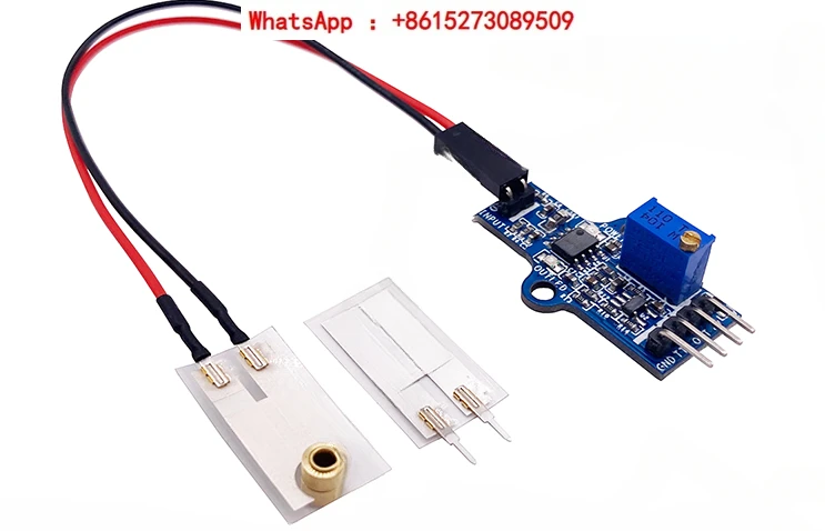 

PVDF piezoelectric thin film sensor with shielded wire LDT0-028K charge amplification module kit original