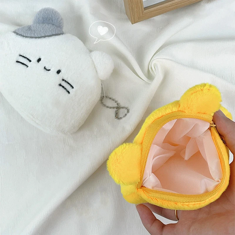 귀여운 봉제 인형 모양 필통 버터베어 연필 케이스 어린이 학생용 가정용 문구함 한국 봉제 가방 어린이 선물 장난감 선물