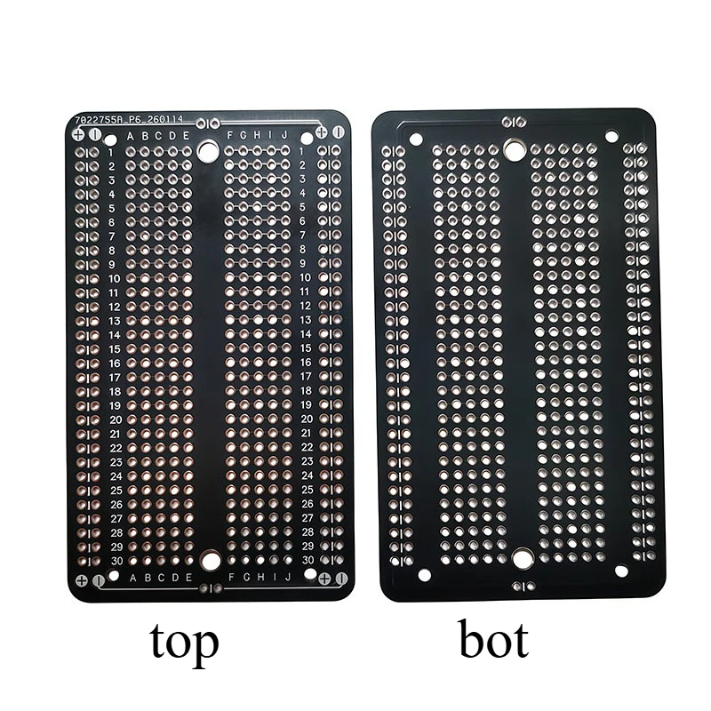 5PCS 5.2x8.9cm Standard Permanent Breadboard Solder Pcb Board Prototype Board Protoboard Diy Prototype Electronics For Arduino