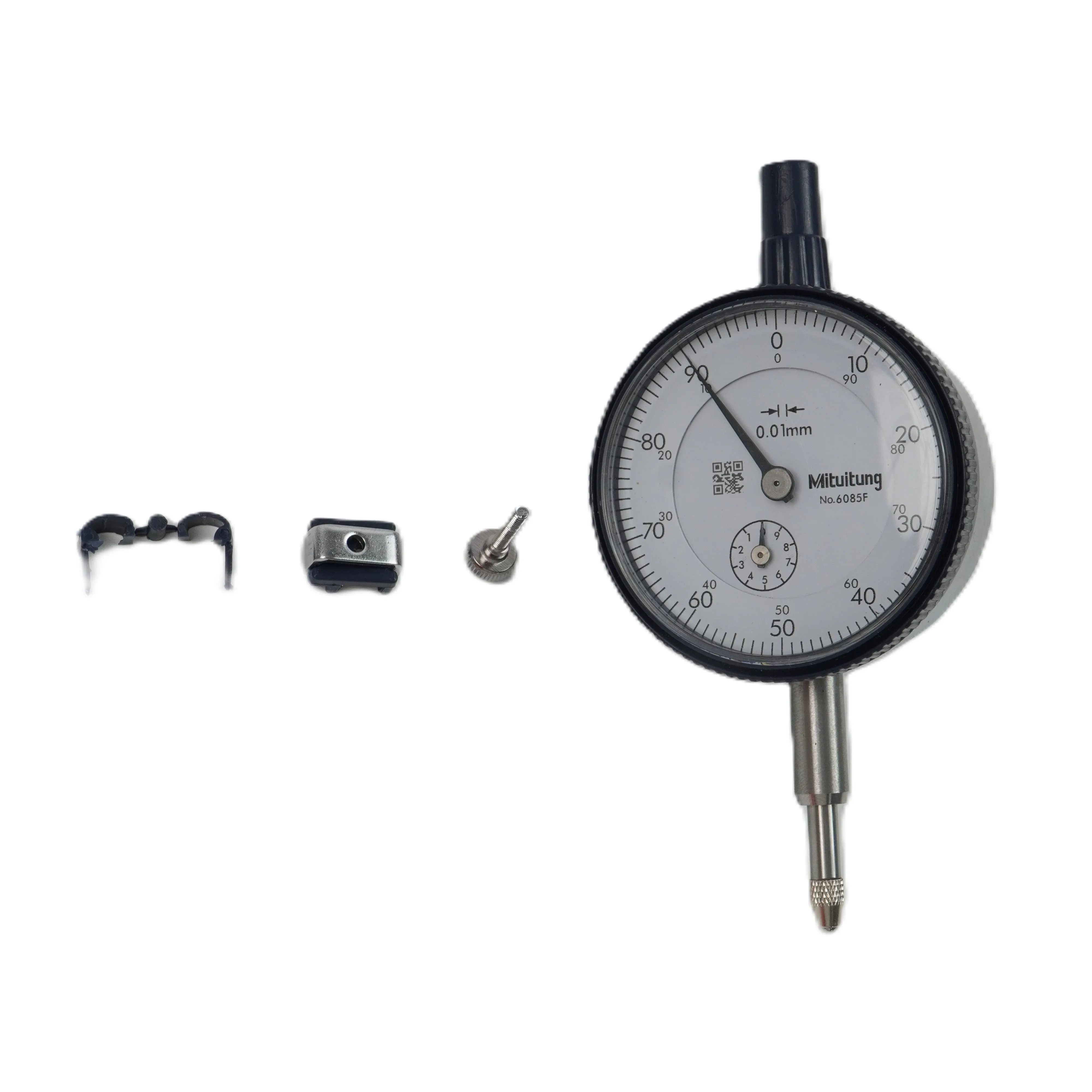 Mintitany 2046S Dial Indicator High-Precision Pointer Measuring Tool 0-10 mm Graduation value 0.01 mm Inner/outer Diameter