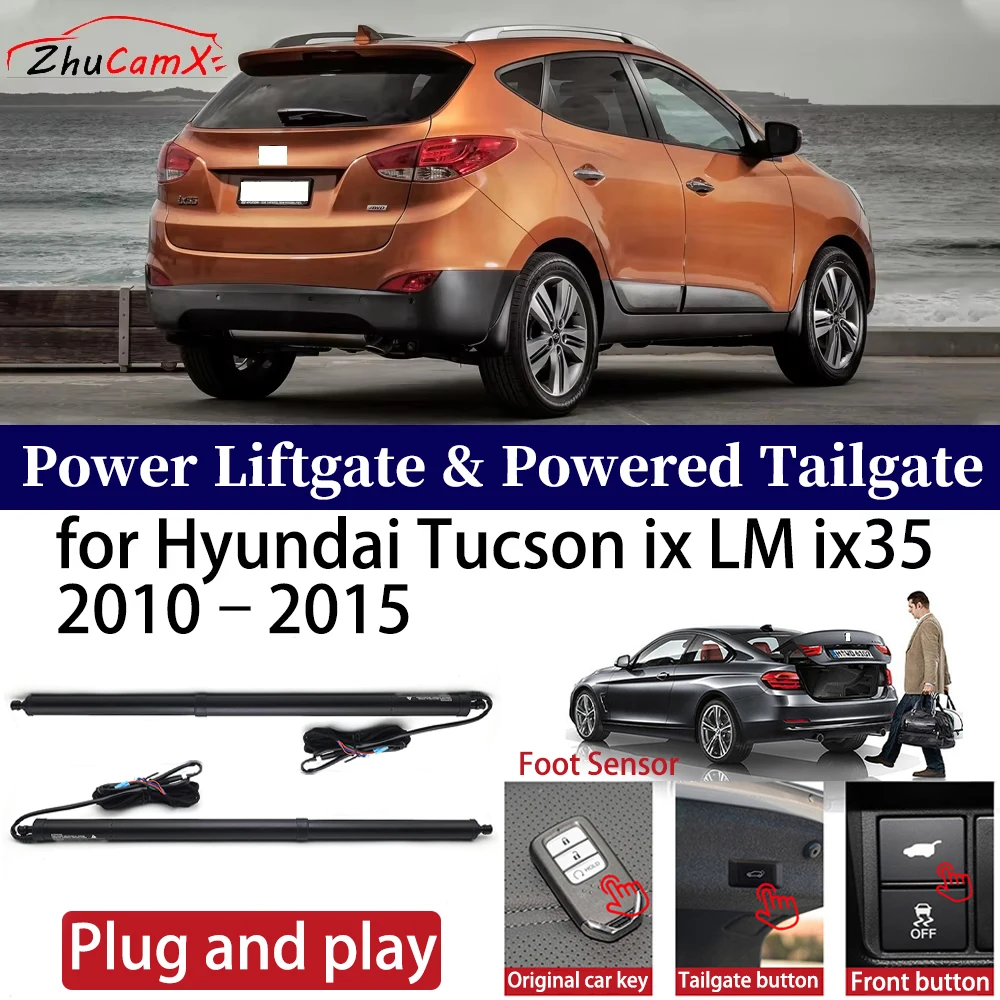 

ZhuCamX for Hyundai Tucson ix LM ix35 2010–2015 Car OEM Power Liftgate Automatic One-Click Powered Tailgate Strut Plug and play