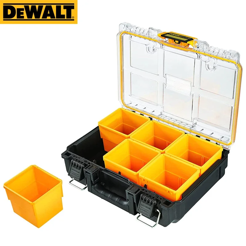 Imagem -04 - Dewalt-portable Storage Tools Acessórios Toughsystem 2.0 Metade Largura Organizador Parts Box Dwst833921