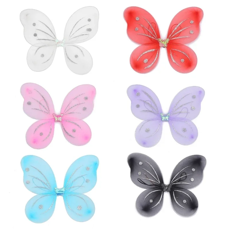 Women Girl Fairy Wing Photography Prop Party Performance Costumes Accessories Dress Up Cosplay Accessories Angel Wings