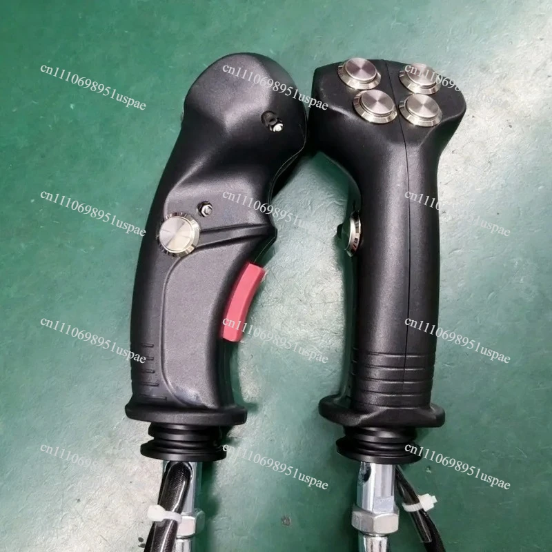 For 4/5/6 Button for Excavator/harvester/tractor Modification Optional Red Safety Switch Electronic Control Handle