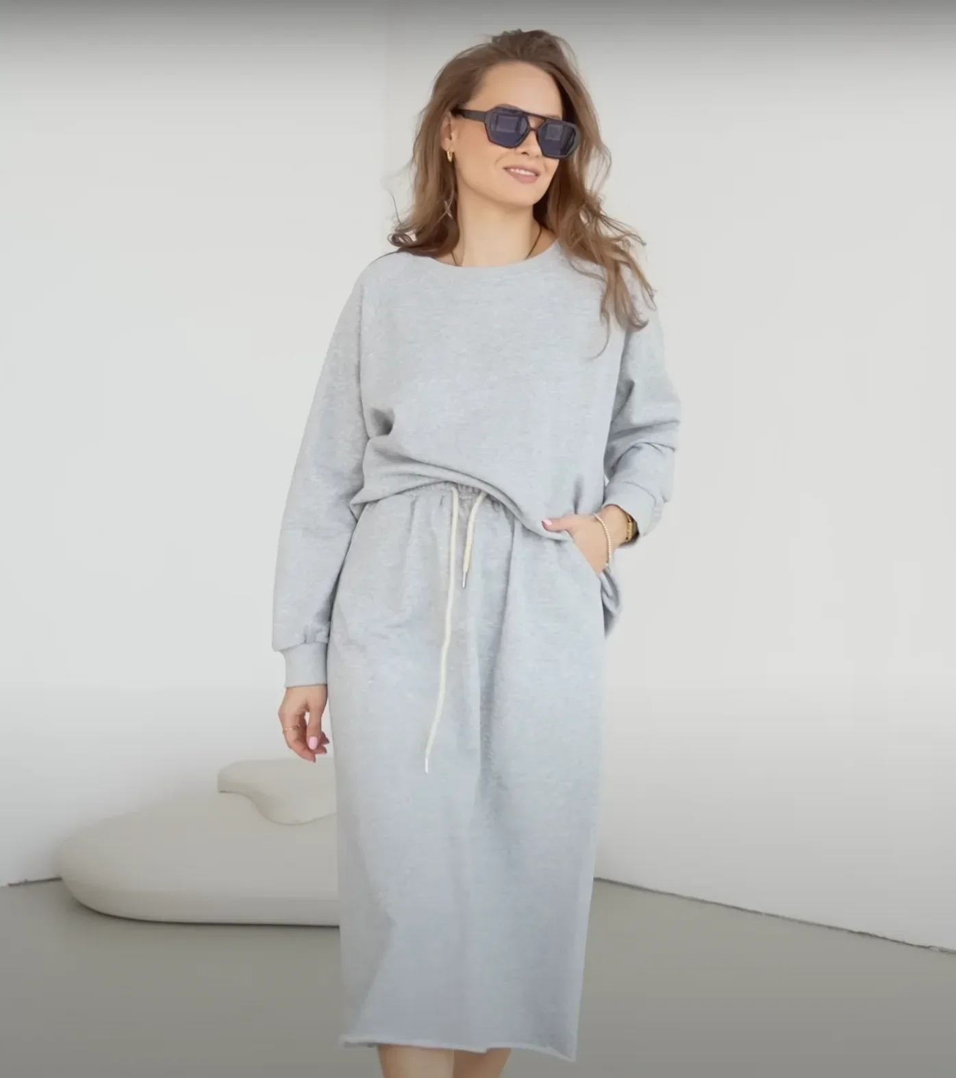 Vestido informal holgado para mujer, traje de moda para primavera y otoño, nuevo estilo, 2023