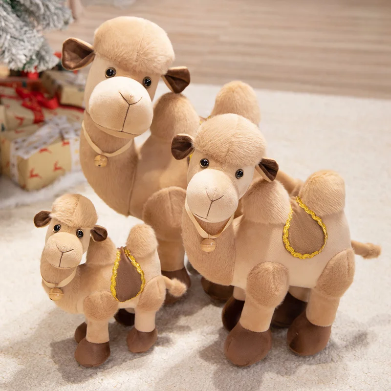 

Kawaii Camel Plush Toy Soft Stuffed Animal Doll Adorable Desert Camel Plushie Birthday Gift Home Toy 15-45cm