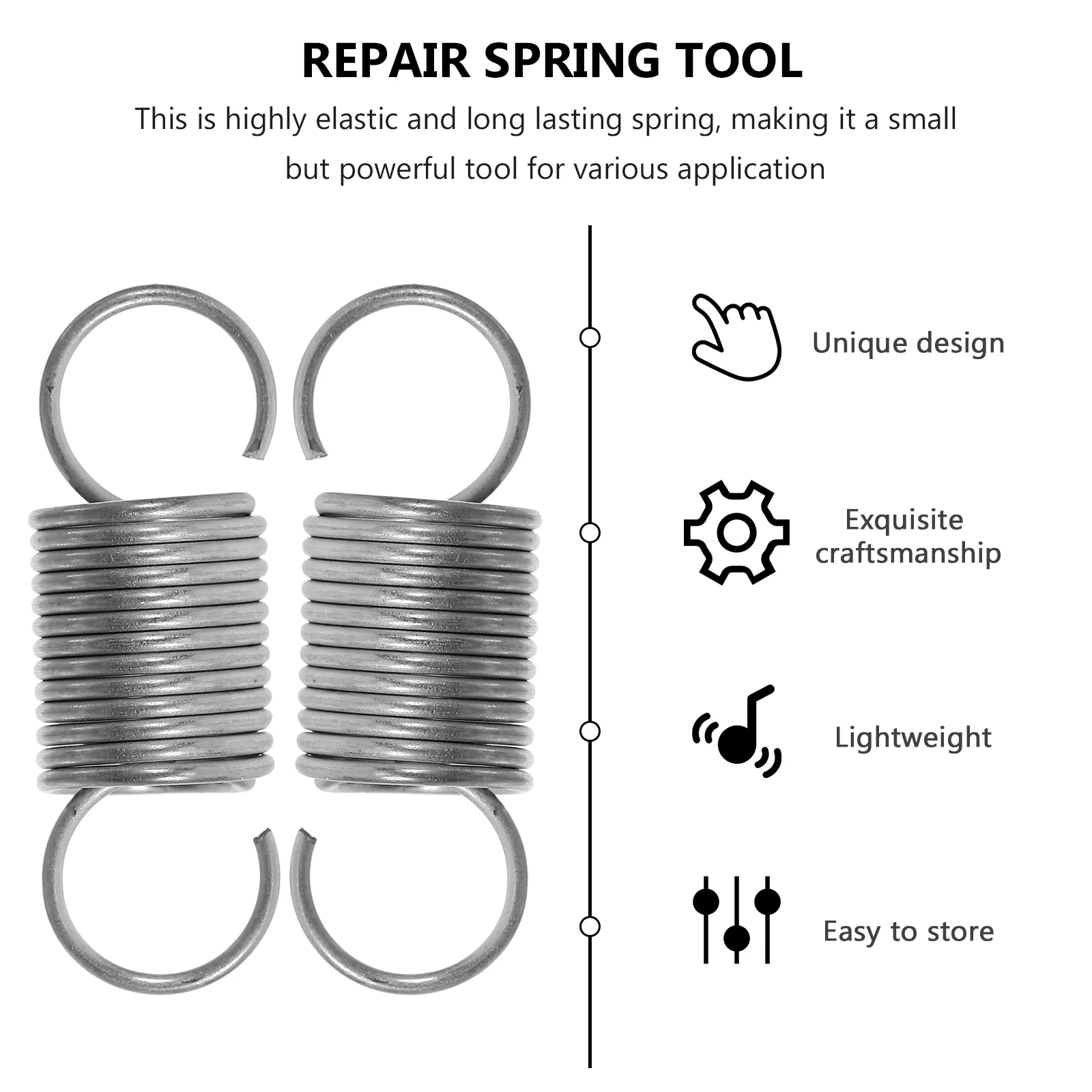 10 Pcs Spring Replacement Repair Tool Stainless Steel Stretch Small Springs Replacement Tensile