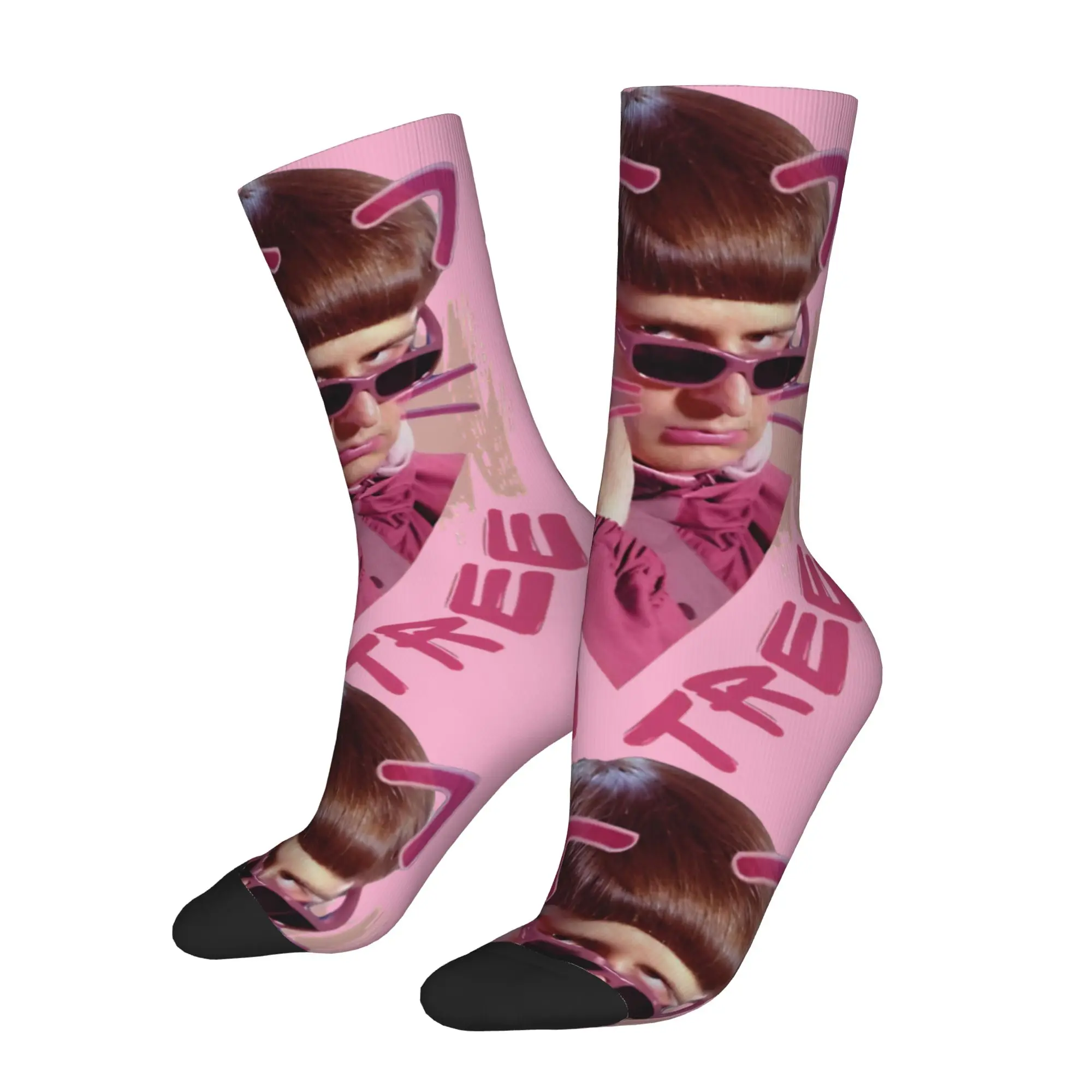 Fashion Male Men Socks Casual Oliver Tree Rapper Rip Sock Polyester  Sport Women's Socks Spring Summer Autumn Winter