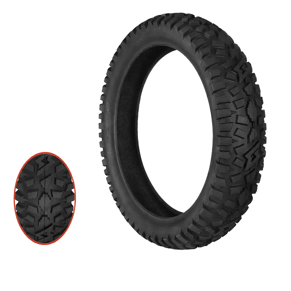 Neumáticos gruesos para bicicleta eléctrica Ulip20x5,0, ensanchamiento de goma antideslizante, todo terreno, todoterreno, exterior, accesorios de repuesto, 1 ud.