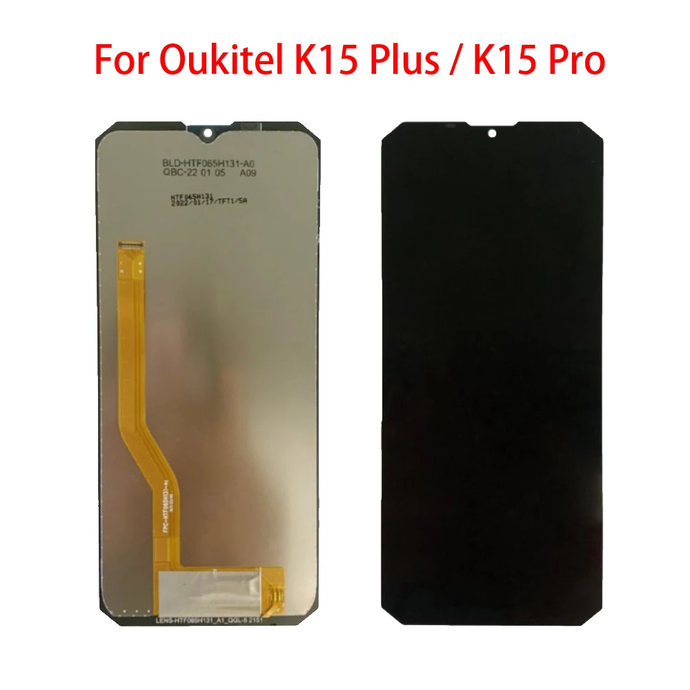 

100% протестированный для Oukitel K15 Pro ЖК-дисплей для Oukitel K15 Plus кодирующий преобразователь сенсорного экрана в сборе Замена