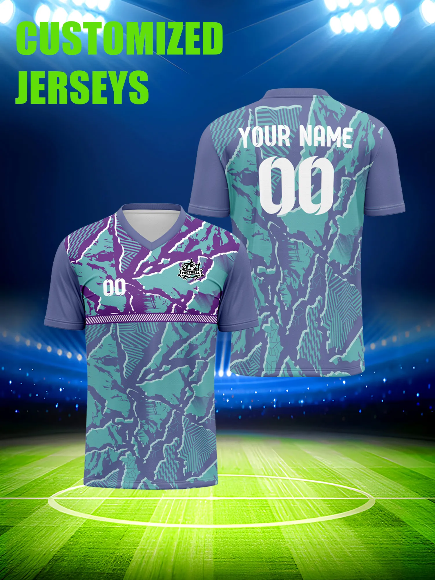 

Футболка для футбола с индивидуальным изображением, номером и именем, высококачественная экипировка для болельщиков, школьников, студентов, любителей футбола, местных команд.