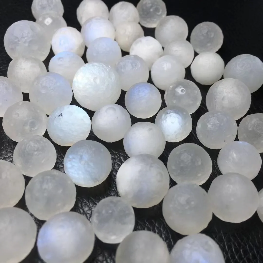 

Natural Moon Stone Sphere Quartz Massage Polished Reiki Healing Exquisite Room Decor Moonstone Ore Souvenirs 11-15MM