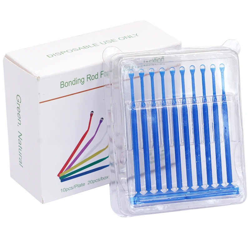 10 Stück Dental-Klebstoff-Applikatoren, blauer Dental-Klebstoff-Stift, Dentalprodukt für orale Inlays, Klebstoff-Stift für Inlays – Detail 6