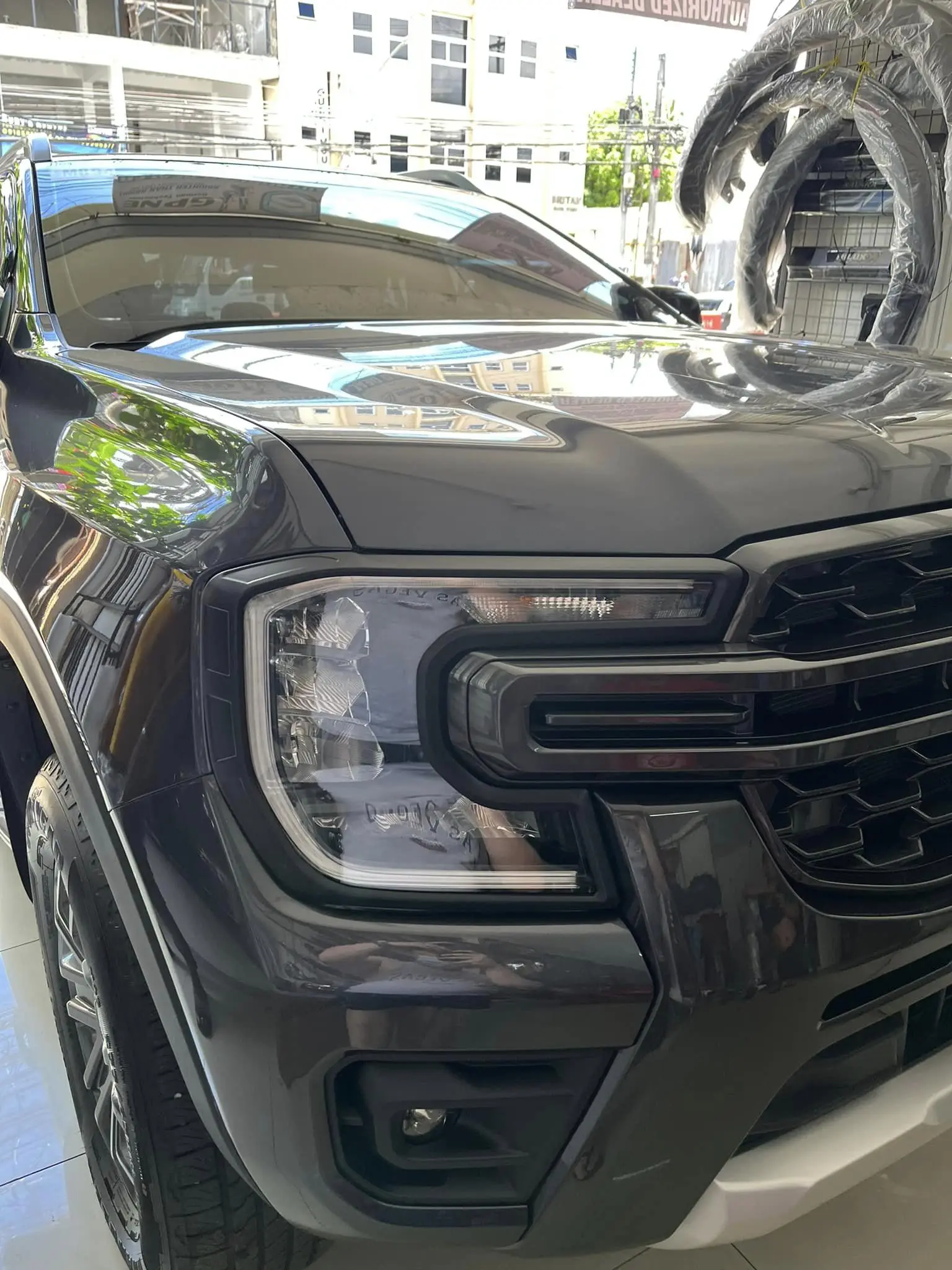 Headlights Head Lights Cover For Ford Ranger Raptor 2023 2024 Next Gen Accessories Car Styling
