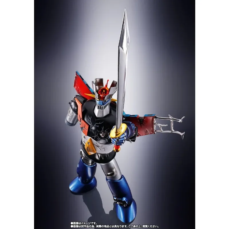 오리지널 반다이 재고 있음 SOUL OF CHOGOKIN GX-105D Mazinger Z -KAKUMEI SHINKA- DAMAGE VERSION 애니메이션 액션 피규어 장난감 모델 키드