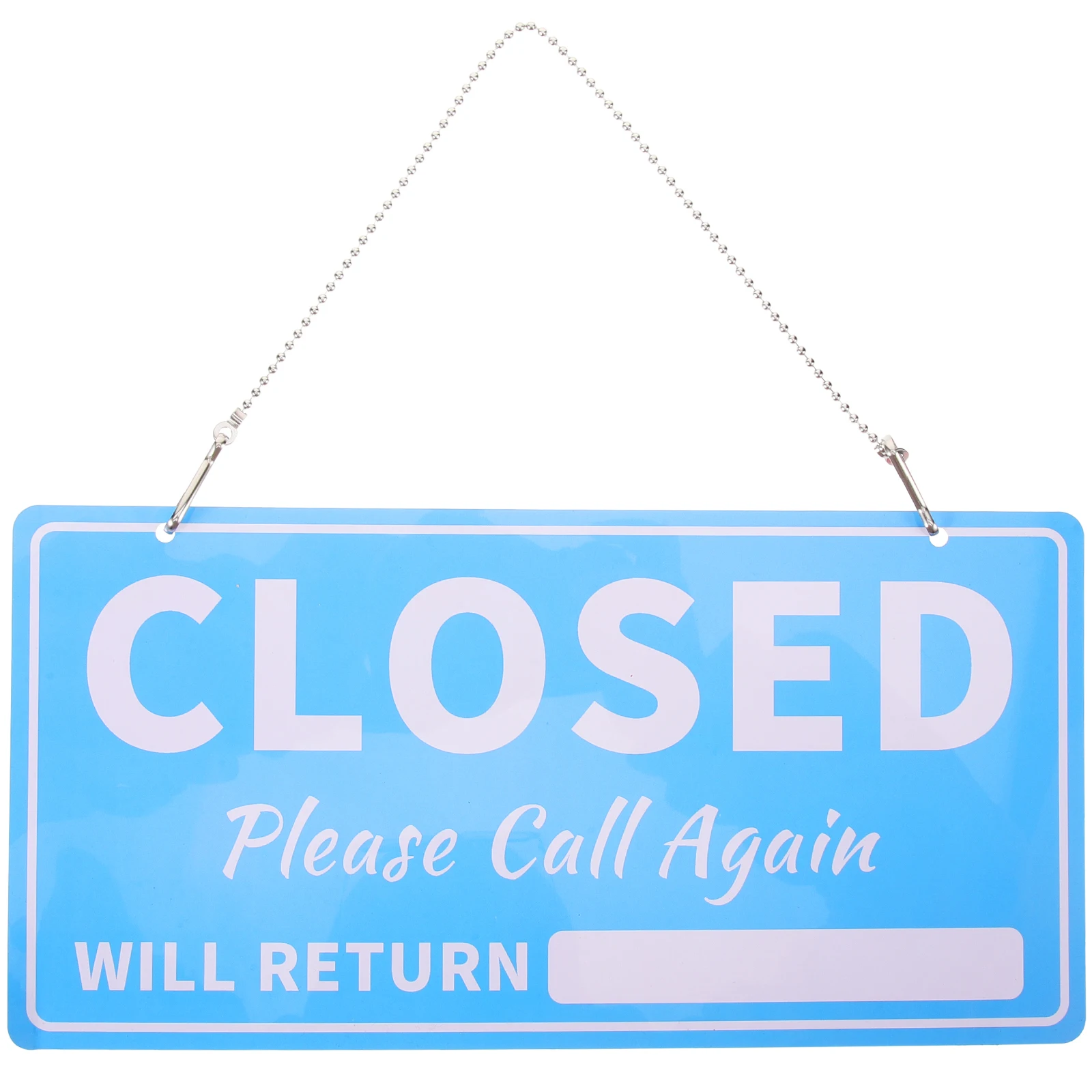 

Business Hours Sign Double Sided Open Closed Signs for Business Plastic Door Decor Outdoor Erasable Thick Design Sun Resistant