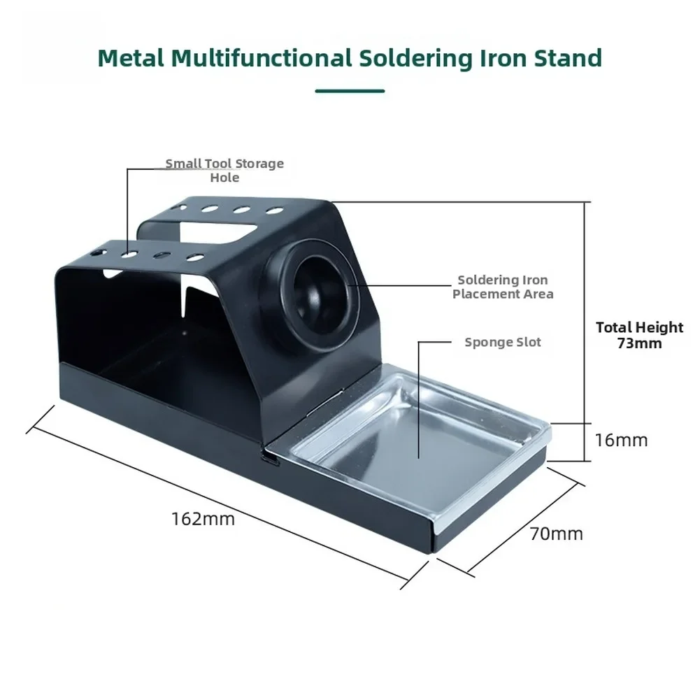 Enhanced Soldering Iron Stand for 936 935 912 with Aluminum and Iron Materials for Stability During High Temperature Tasks