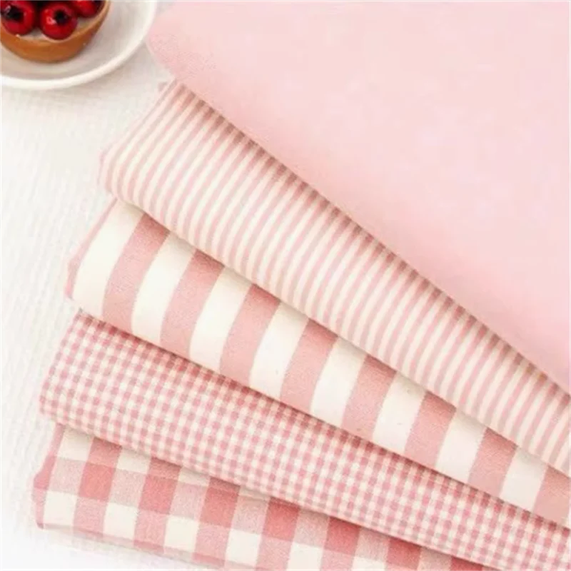 

Cotton fabric plaid striped bed sheet fabric tablecloth pillow sofa picnic cloth