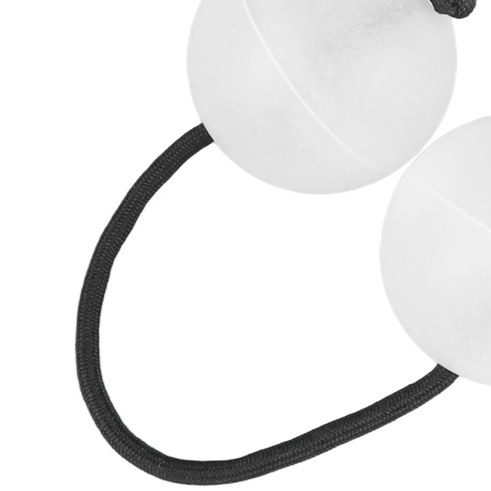 2Pairs Premium White Kashaka Shaker Rhythmic Ball Plastic Aslatua Shaker Percussion Rhythm Instrument For Happy