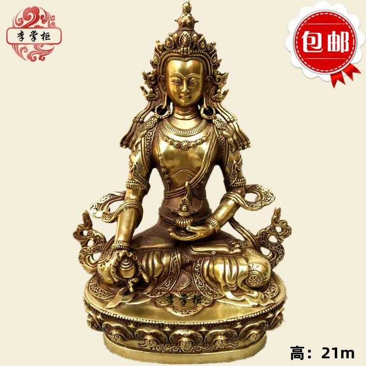 

Tibetan Nepal tantric new pure copper Tibetan Bodhisattva Tibetan King Tara ornaments Buddha can hold Buddha statues.