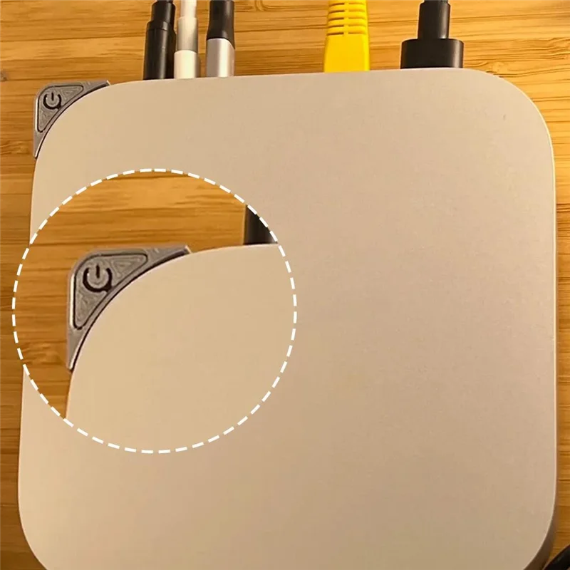 Superieure bovenste aan/uit-knop geschikt voor Mac Mini M4/M4 Pro Modificatie Aan/uit-knop gemonteerd 2.0-versie Mac-accessoires