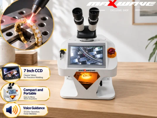 200W Mini Jewelry Laser Welding Machine 7 Inch CCD YAG High Precision Welder for Gold Silver Platinum Jewelry Repair System